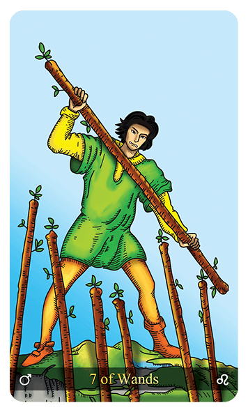 Seven of Wands